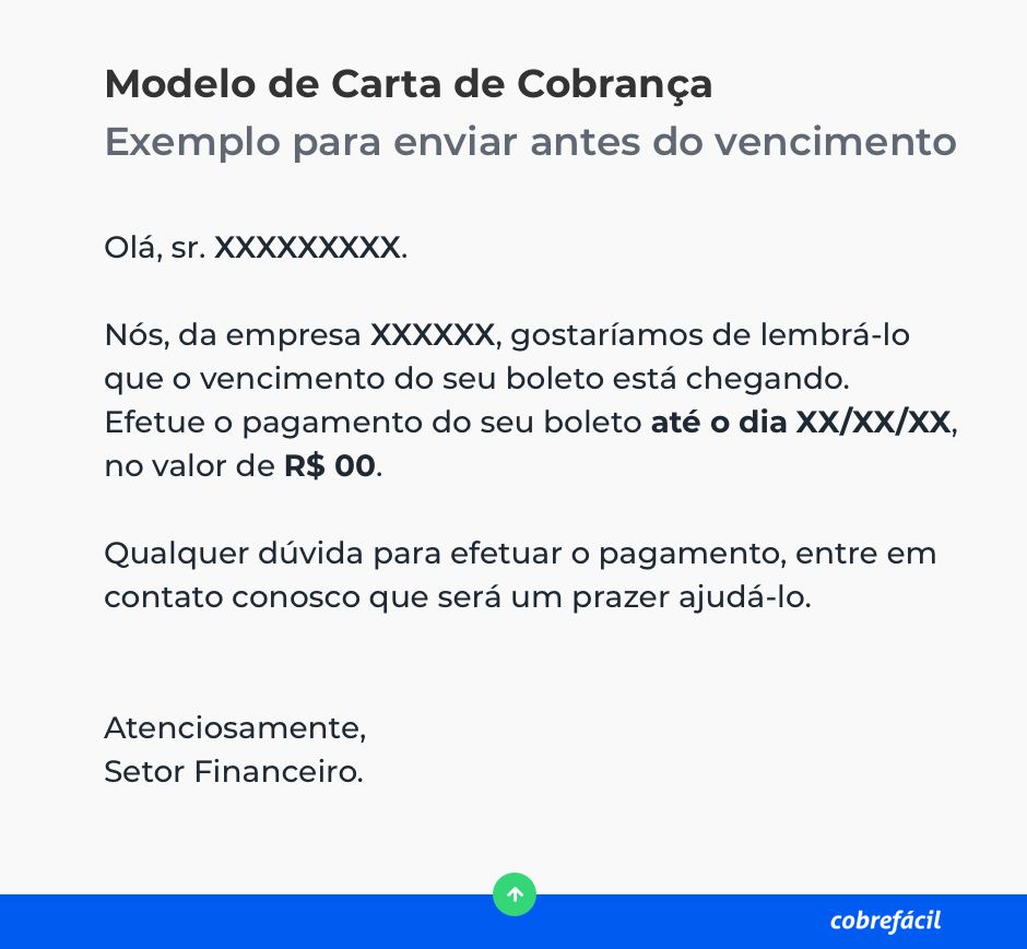 Cartas de CobranÃ§a: 5 modelos para enviar ao seu cliente