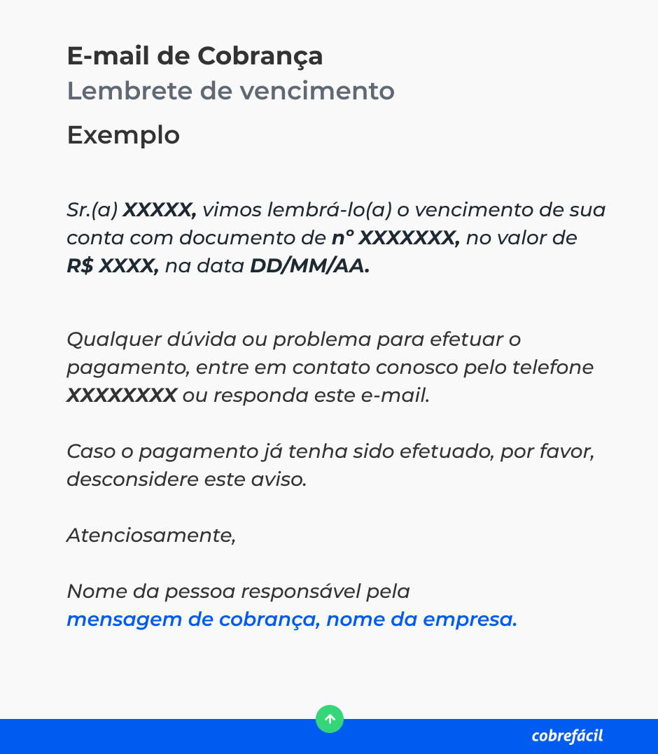 E Mail De Cobrança 3 Modelos Indispensáveis Cobre Fácil 2383